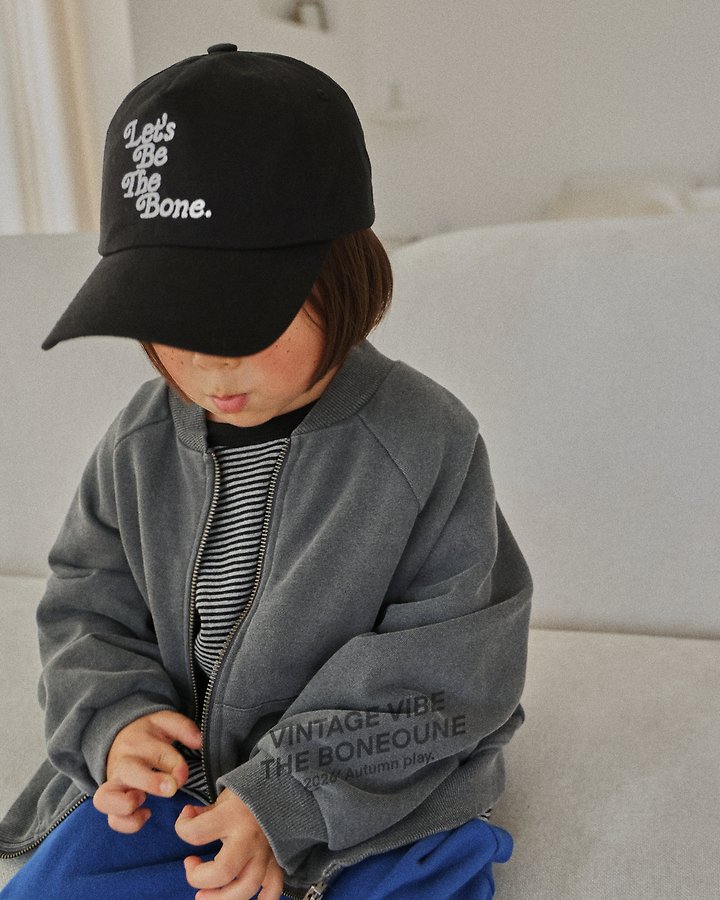 Boneoune - Korean Children Fashion - #littlefashionista - Carbone Pigment Zip-up - 11