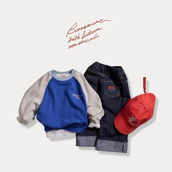 Boneoune - Korean Children Fashion - #Kfashion4kids - Crayon Raglan Sweatshirts - 4