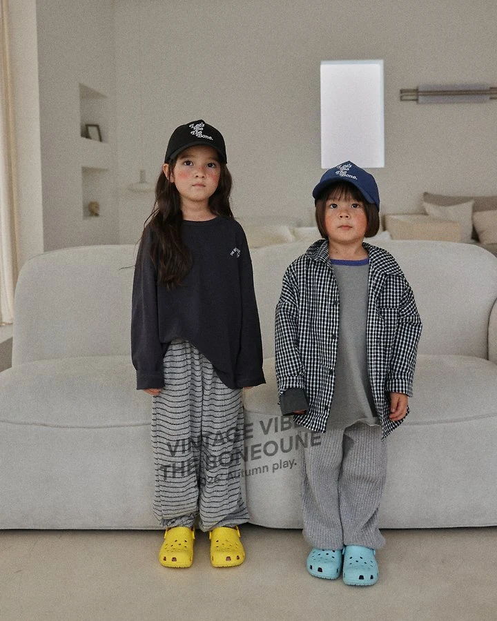 Boneoune - Korean Children Fashion - #littlefashionista - Gogo Check Shirt - 12