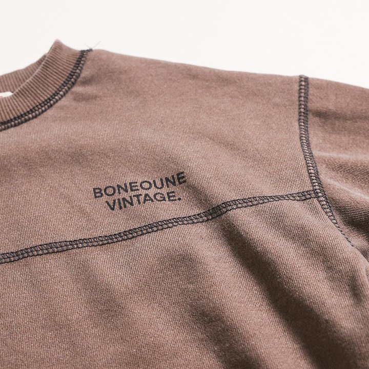 Boneoune - Korean Children Fashion - #littlefashionista - Pigment Stitching Sweatshirts - 3