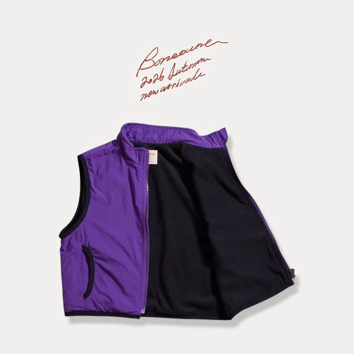 Boneoune - Korean Children Fashion - #littlefashionista - Two Tone Vest - 12