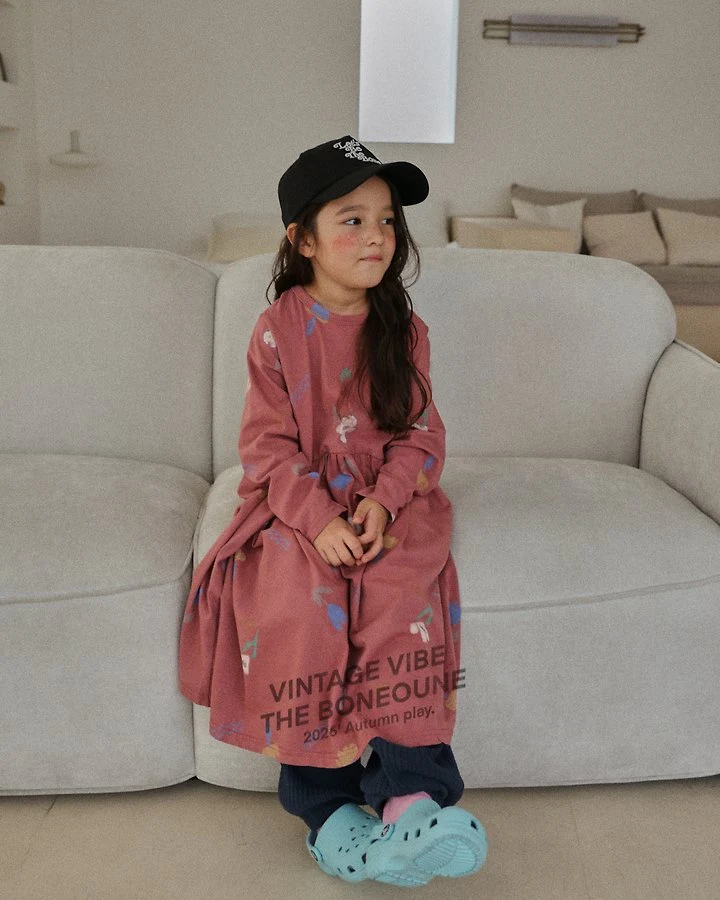Boneoune - Korean Children Fashion - #magicofchildhood - Chello Flower One-piece - 7