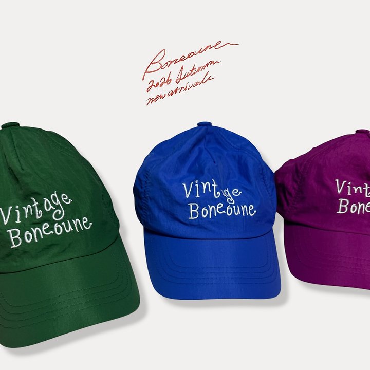 Boneoune - Korean Children Fashion - #magicofchildhood - Vintage Nylon Cap - 4