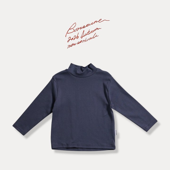 Boneoune - Korean Children Fashion - #minifashionista - Soft Turtleneck Tee - 5