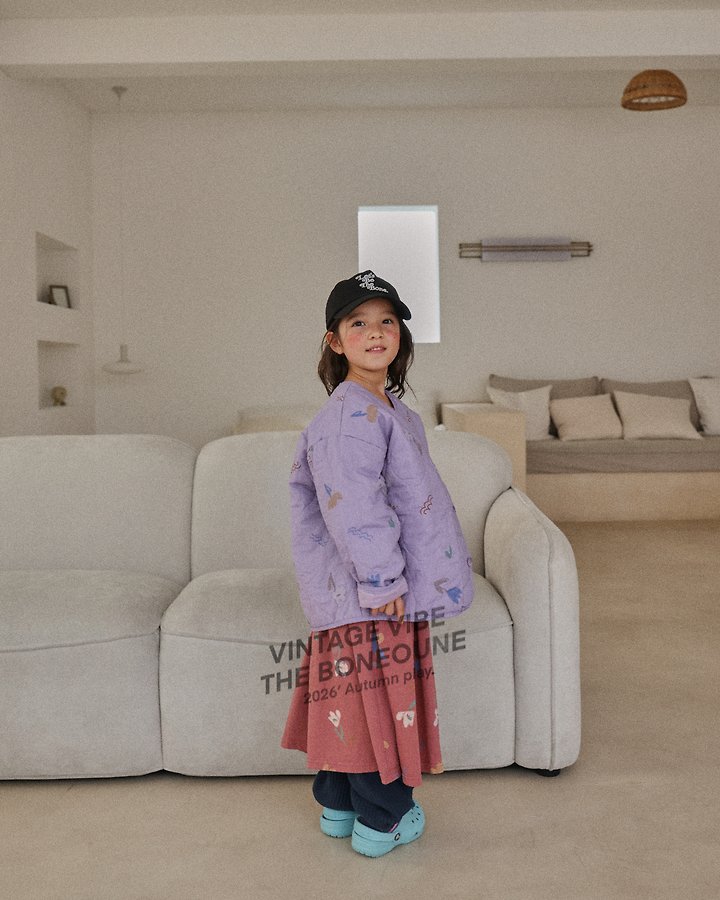 Boneoune - Korean Children Fashion - #prettylittlegirls - Chello Flower Overwrap Jacket - 12