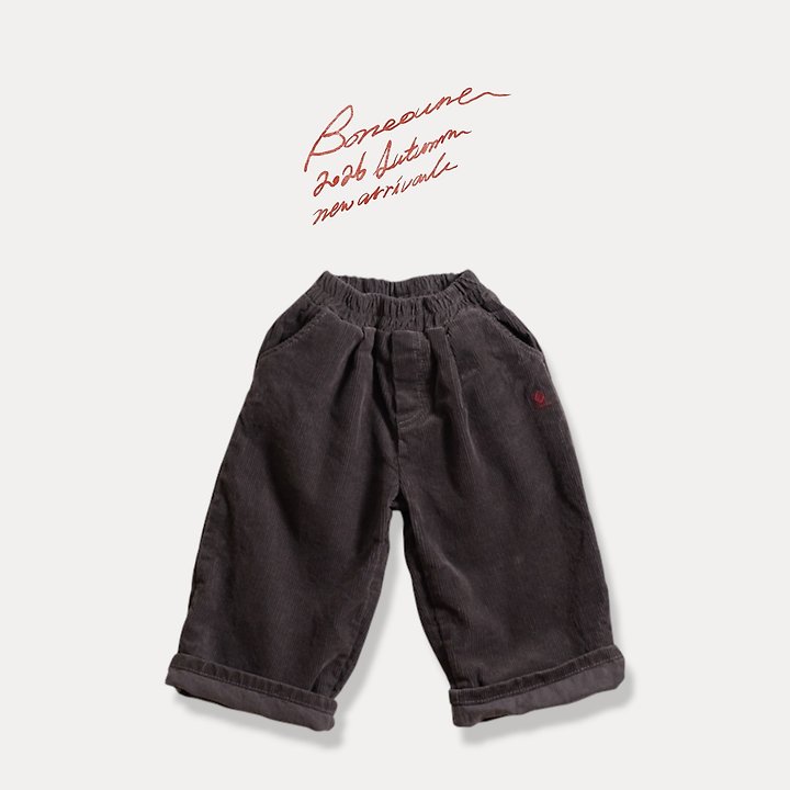 Boneoune - Korean Children Fashion - #stylishchildhood - Friends Corduroy Pants - 3