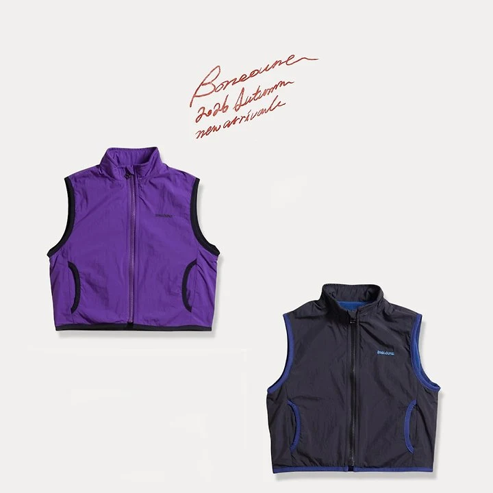 Boneoune - Korean Children Fashion - #toddlerclothing - Two Tone Vest