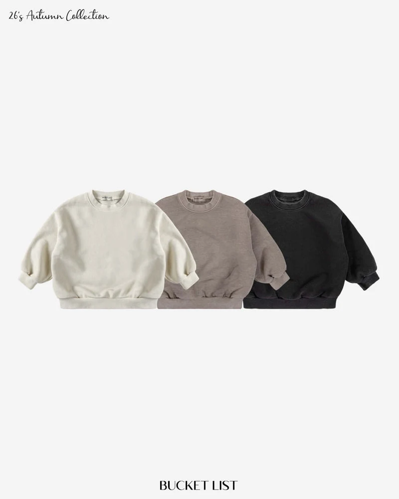 Bucket List - Korean Children Fashion - #Kfashion4kids - Dying Sweatshirts - 6
