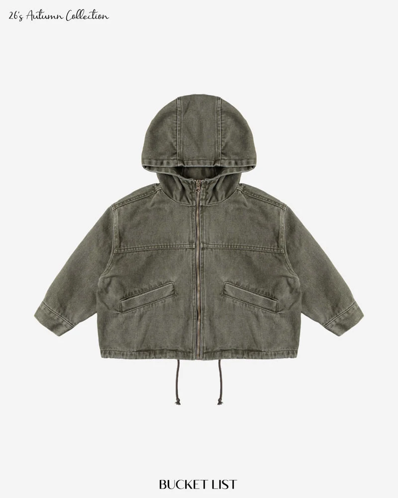 Bucket List - Korean Children Fashion - #Kfashion4kids - Catch On Hood Jumper - 2