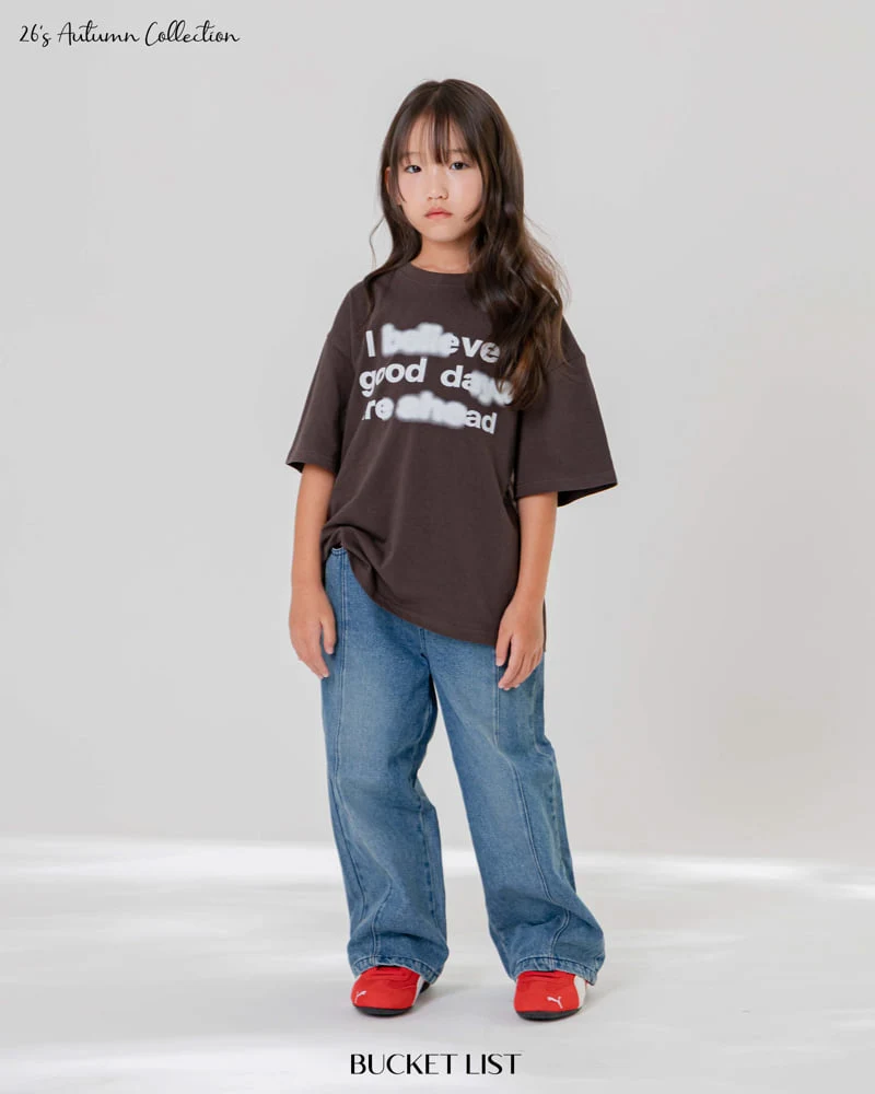 Bucket List - Korean Children Fashion - #Kfashion4kids - Half Tone Short Sleeved Tee - 9