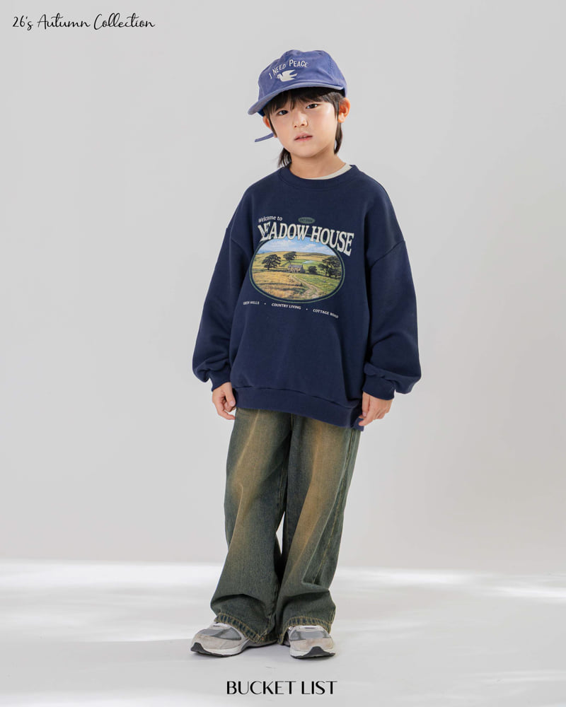 Bucket List - Korean Children Fashion - #Kfashion4kids - Teen Wide Denim Pants - 8