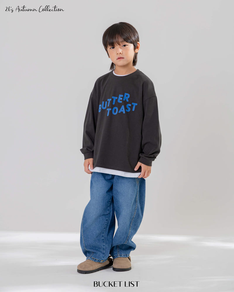 Bucket List - Korean Children Fashion - #Kfashion4kids - Pure Curved Denim Pants - 9