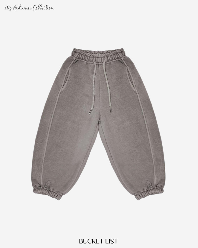 Bucket List - Korean Children Fashion - #Kfashion4kids - Dying Jogger Pants - 3