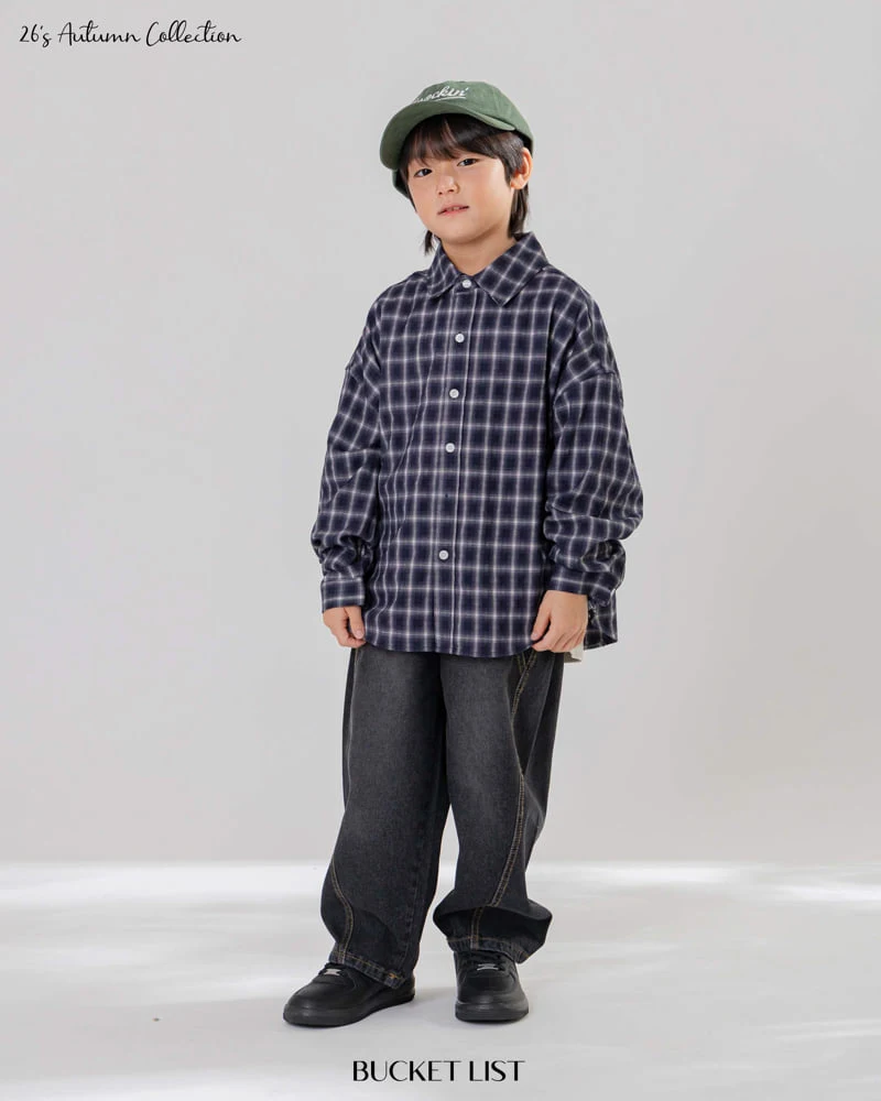 Bucket List - Korean Children Fashion - #childofig - Daddy Check Shirt - 6