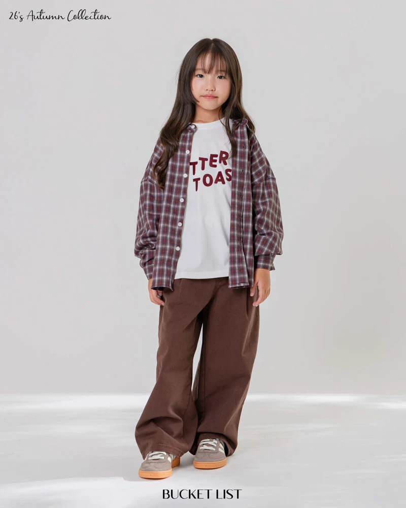 Bucket List - Korean Children Fashion - #childofig - Daddy Check Shirt - 7