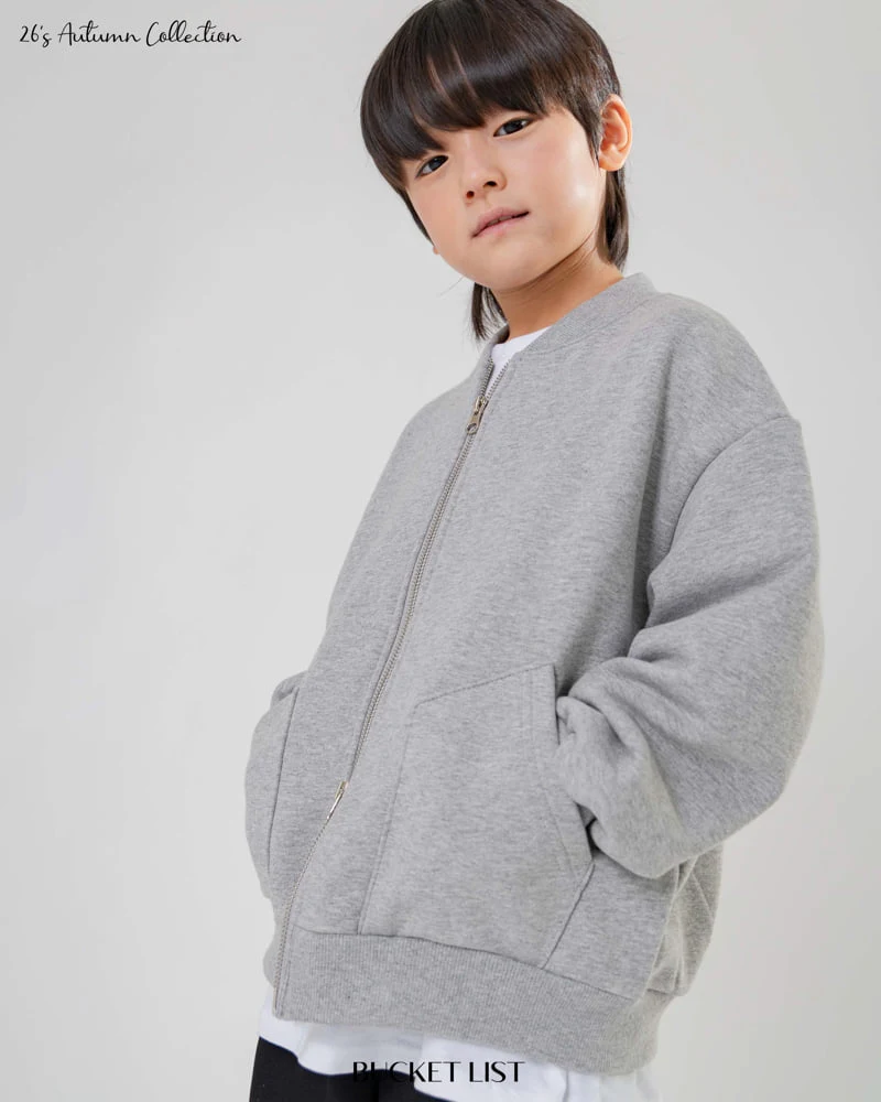 Bucket List - Korean Children Fashion - #childofig - Two Way Sweat Blouson - 6