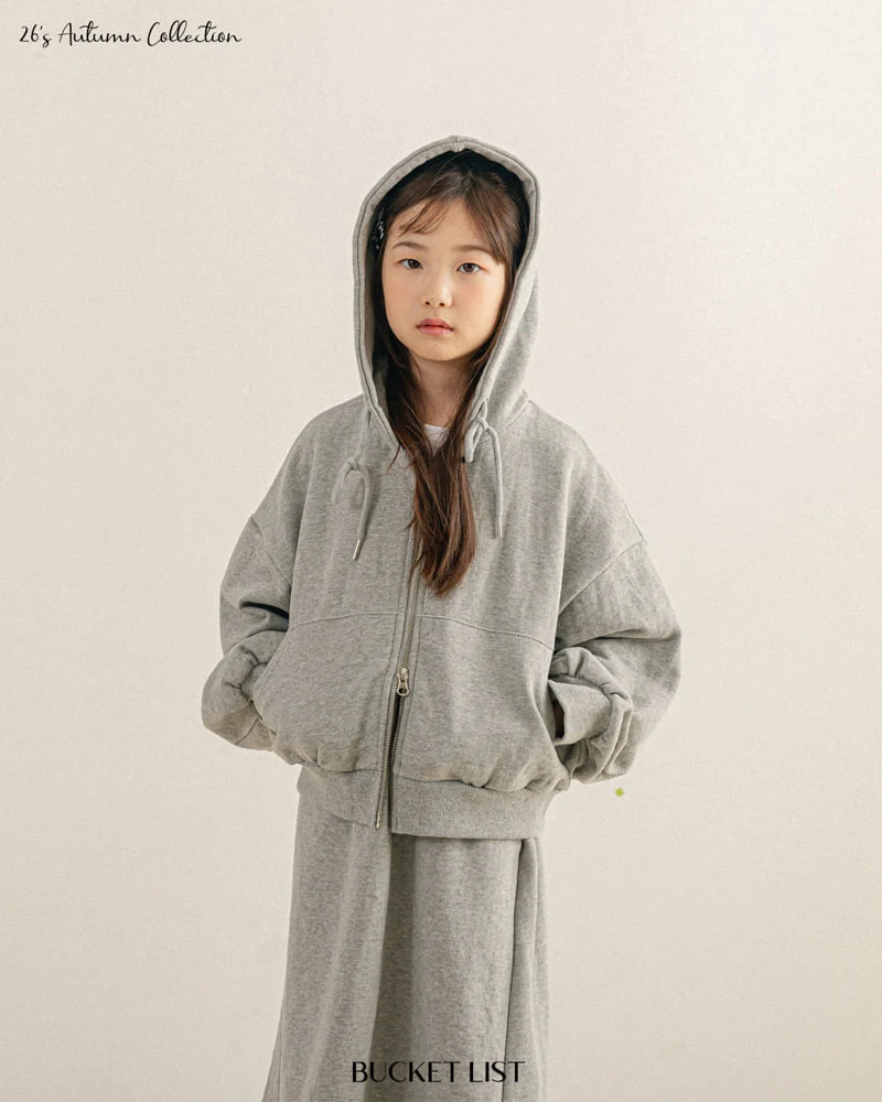 Bucket List - Korean Children Fashion - #childofig - Two Way Crop Hood Zip-up - 11