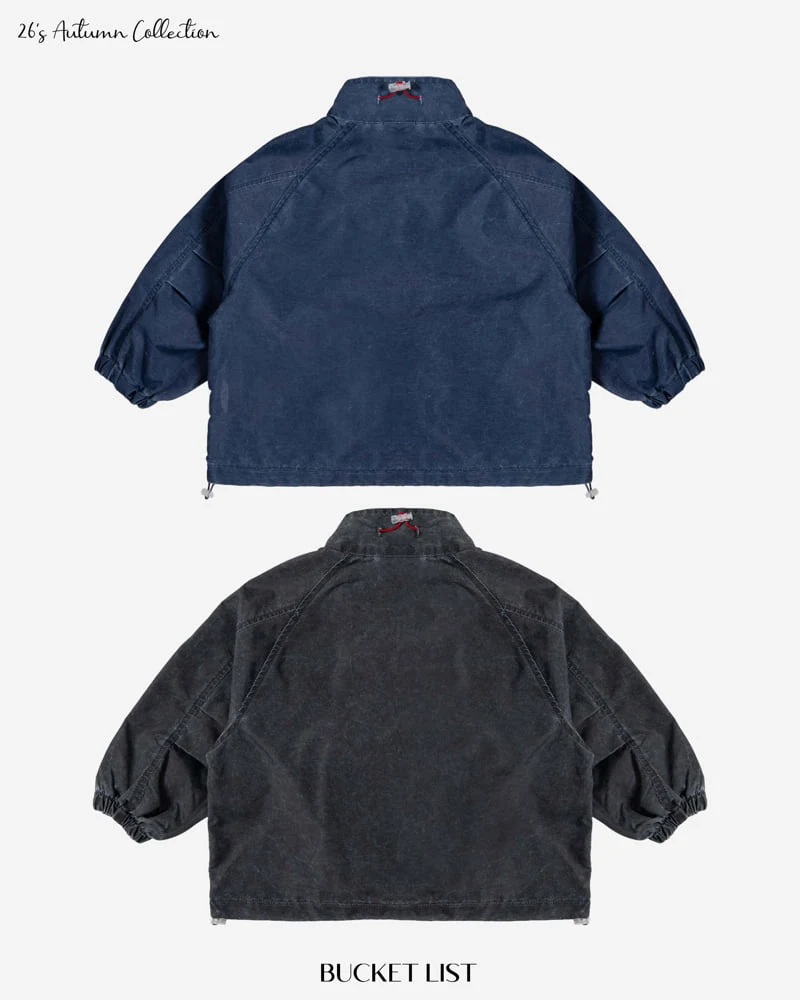 Bucket List - Korean Children Fashion - #childofig - Dying Windbreaker - 2