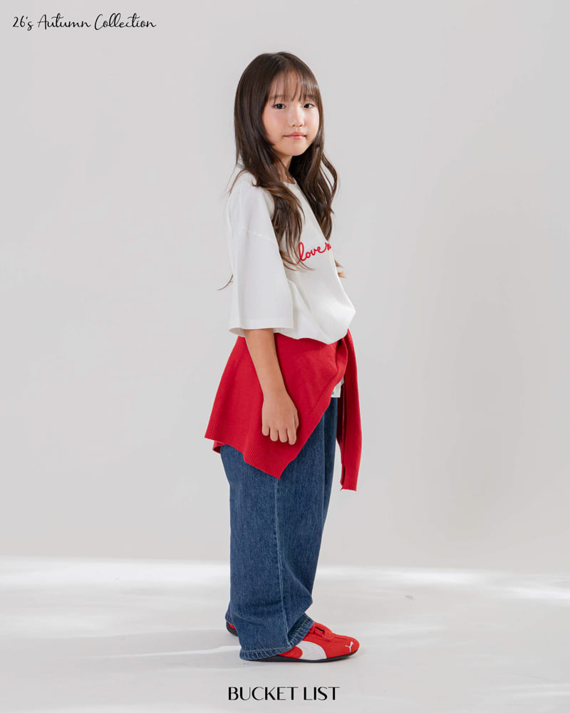 Bucket List - Korean Children Fashion - #childofig - Solid Denim Pants - 9