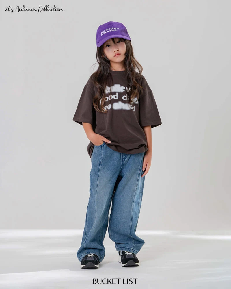 Bucket List - Korean Children Fashion - #childrensboutique - Straight Denim Pants - 7