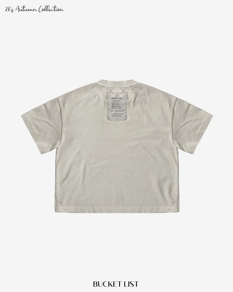 Bucket List - Korean Children Fashion - #childofig - Dying Short Sleeved Tee - 4