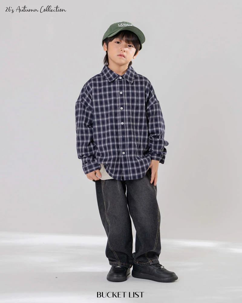 Bucket List - Korean Children Fashion - #childrensboutique - Daddy Check Shirt - 8