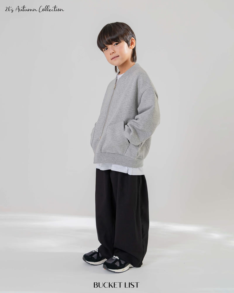 Bucket List - Korean Children Fashion - #childrensboutique - Two Way Sweat Blouson - 7