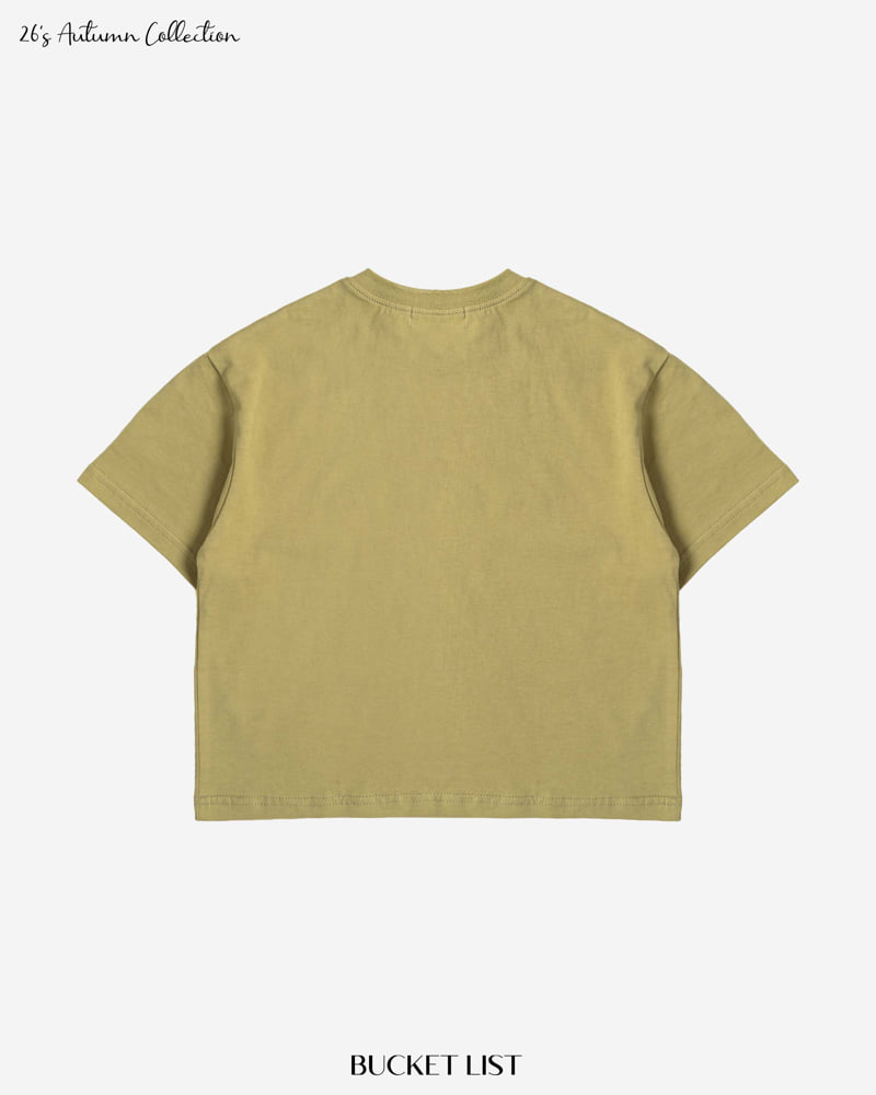 Bucket List - Korean Children Fashion - #childofig - Love Sunday Short Sleeved Tee - 4
