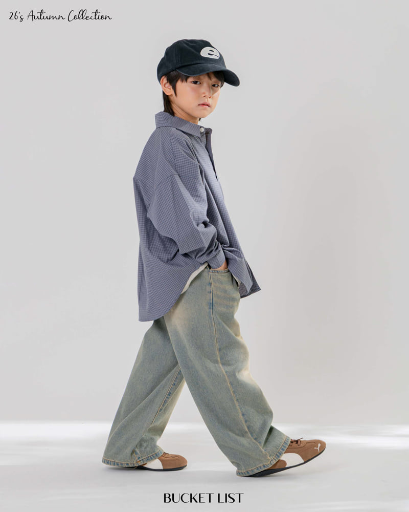 Bucket List - Korean Children Fashion - #childrensboutique - Smock Small Check Shirt - 9