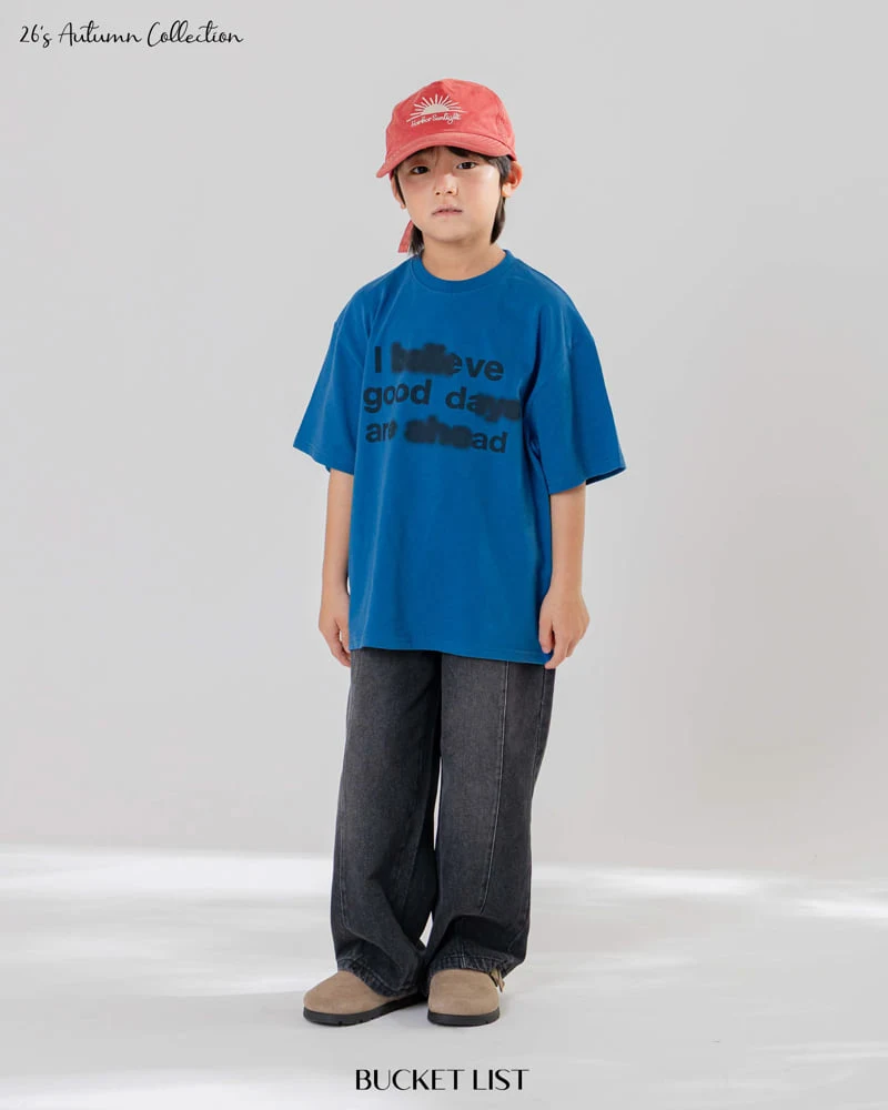 Bucket List - Korean Children Fashion - #designkidswear - Straight Denim Pants - 8