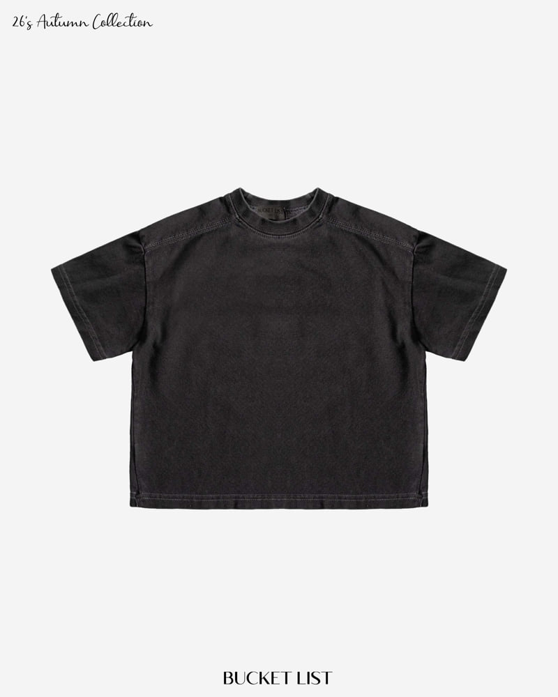 Bucket List - Korean Children Fashion - #designkidswear - Dying Short Sleeved Tee - 5