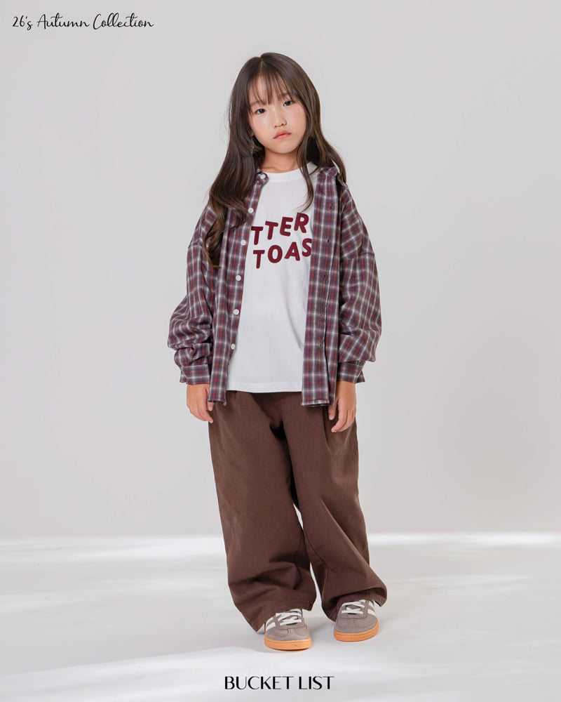 Bucket List - Korean Children Fashion - #designkidswear - Daddy Check Shirt - 9