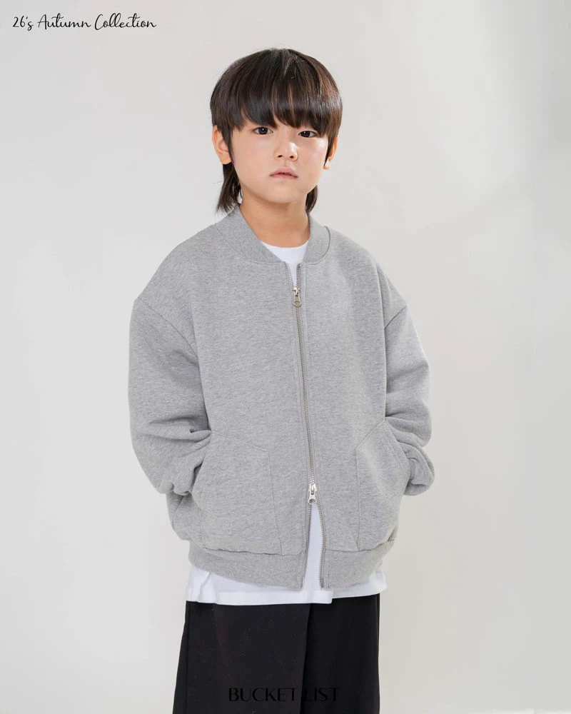Bucket List - Korean Children Fashion - #designkidswear - Two Way Sweat Blouson - 8