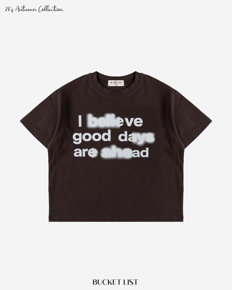 Bucket List - Korean Children Fashion - #designkidswear - Half Tone Short Sleeved Tee - 3