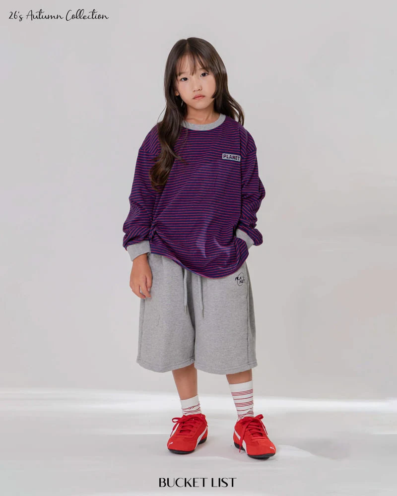 Bucket List - Korean Children Fashion - #designkidswear - Planet Stripe Tee - 12