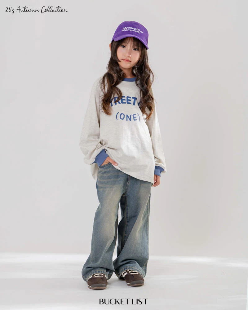 Bucket List - Korean Children Fashion - #designkidswear - Cat Brushed Denim Pants - 11