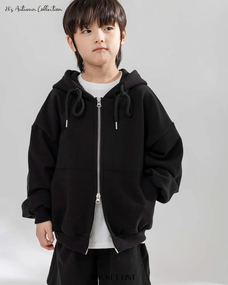 Bucket List - Korean Children Fashion - #designkidswear - 2 Way Sweat Hood Zip-up - 8