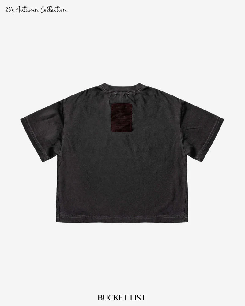 Bucket List - Korean Children Fashion - #discoveringself - Dying Short Sleeved Tee - 6