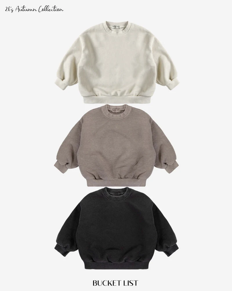 Bucket List - Korean Children Fashion - #discoveringself - Dying Sweatshirts