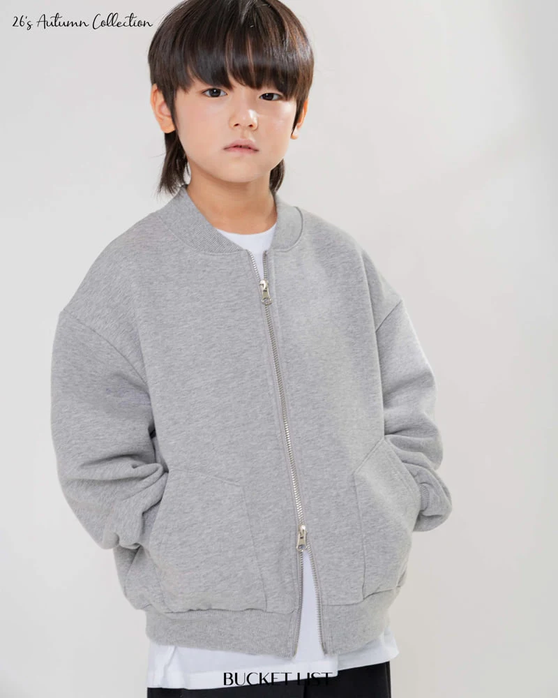 Bucket List - Korean Children Fashion - #discoveringself - Two Way Sweat Blouson - 9