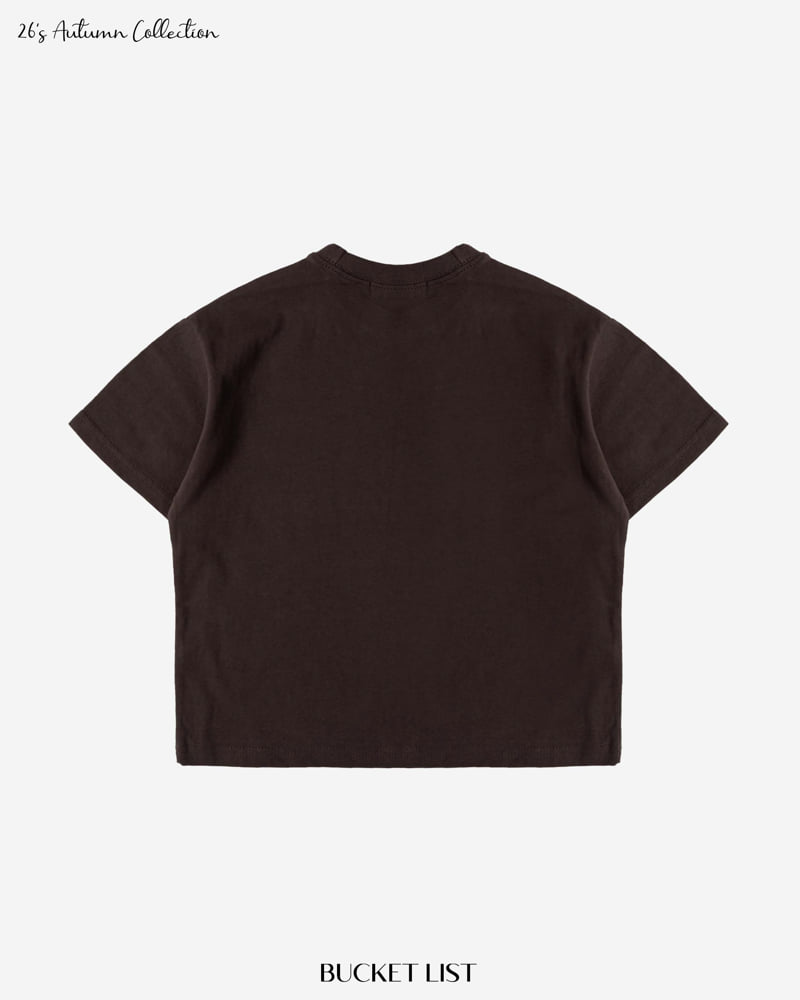 Bucket List - Korean Children Fashion - #designkidswear - Half Tone Short Sleeved Tee - 4