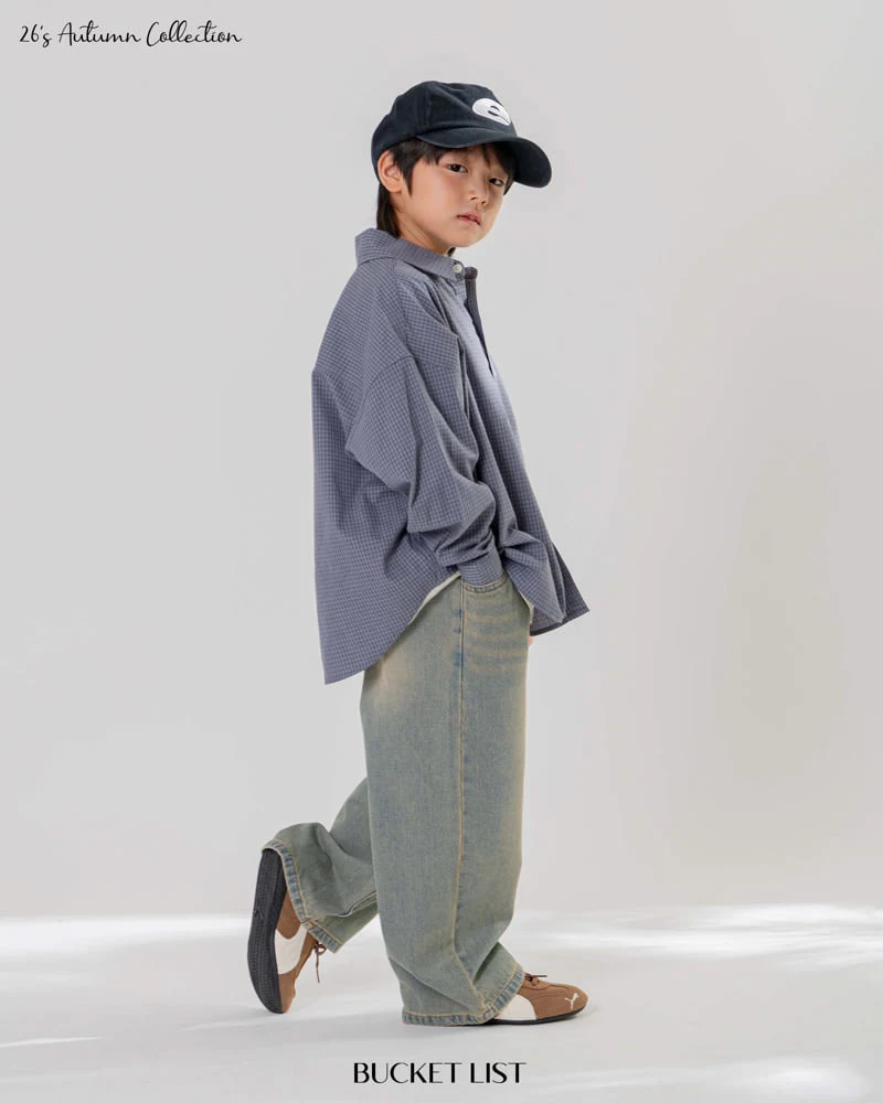 Bucket List - Korean Children Fashion - #discoveringself - Cat Brushed Denim Pants - 12