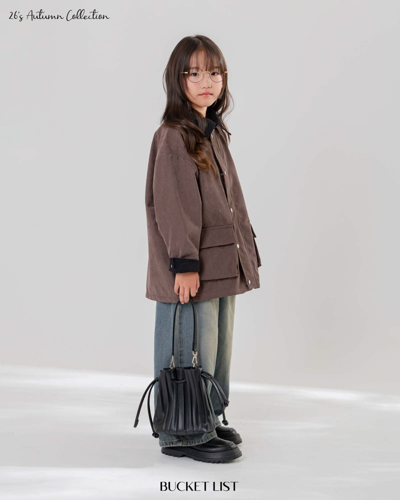 Bucket List - Korean Children Fashion - #discoveringself - Corduroy Work Jacket - 11