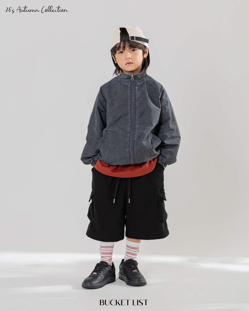 Bucket List - Korean Children Fashion - #discoveringself - Embo Cargo Bermuda Pants - 10