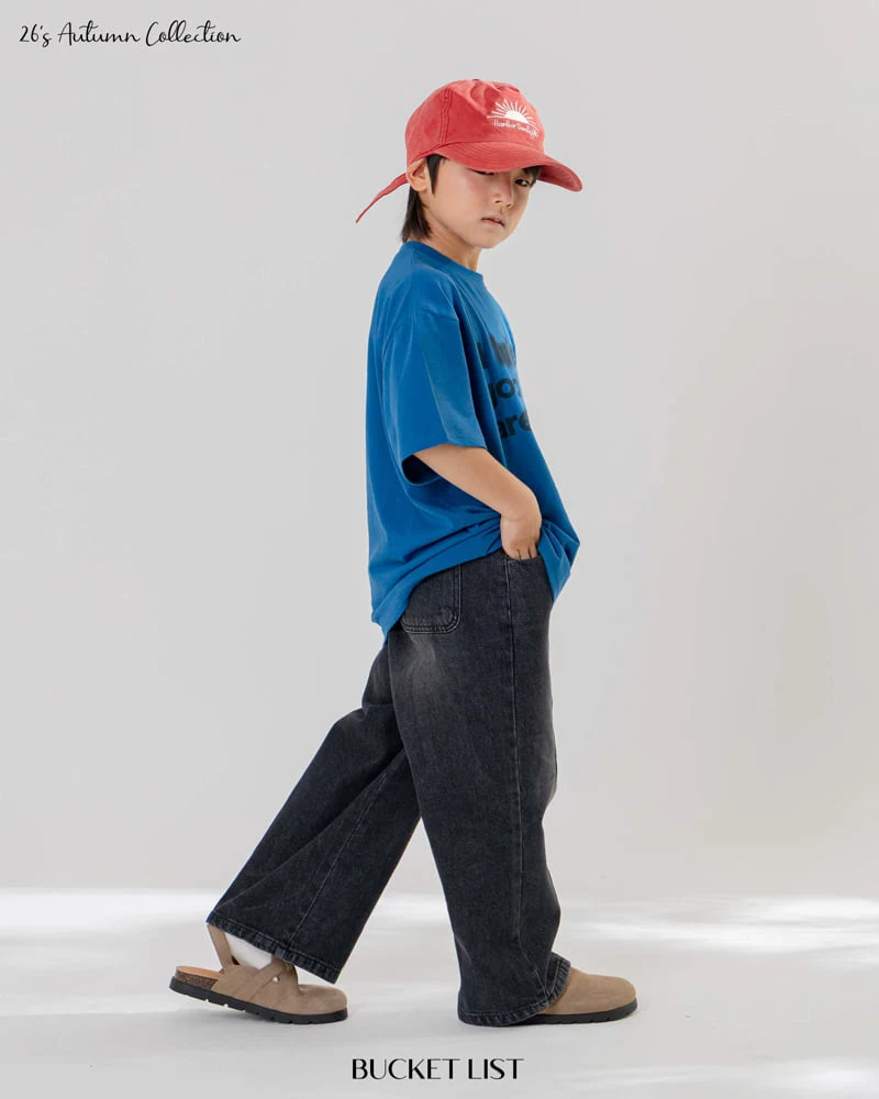 Bucket List - Korean Children Fashion - #fashionkids - Straight Denim Pants - 10