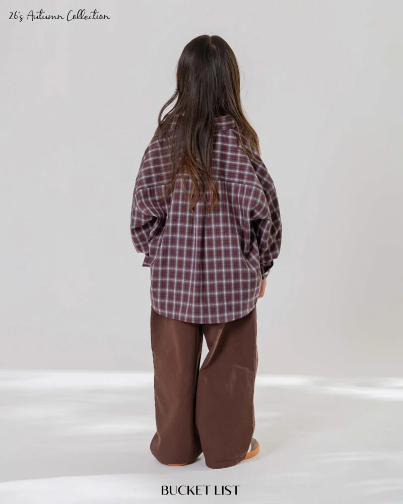 Bucket List - Korean Children Fashion - #fashionkids - Daddy Check Shirt - 11