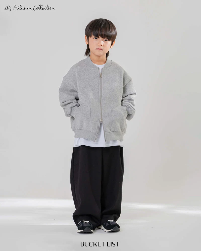 Bucket List - Korean Children Fashion - #fashionkids - Two Way Sweat Blouson - 10
