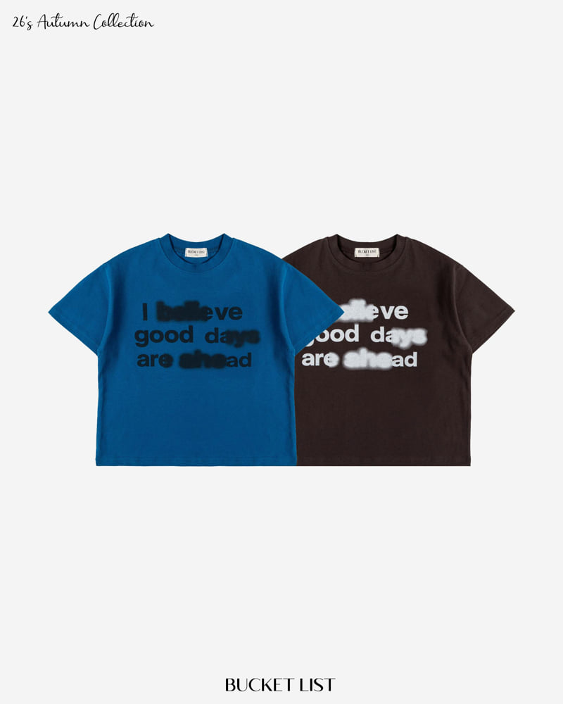Bucket List - Korean Children Fashion - #fashionkids - Half Tone Short Sleeved Tee - 5