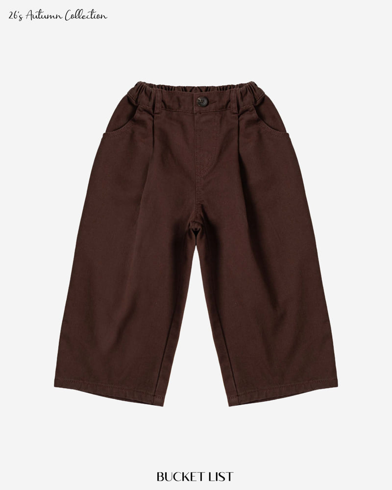 Bucket List - Korean Children Fashion - #fashionkids - Onetuck Cotton Pants - 3