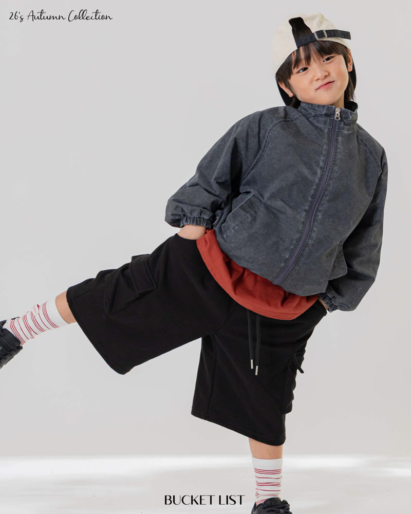 Bucket List - Korean Children Fashion - #fashionkids - Embo Cargo Bermuda Pants - 11